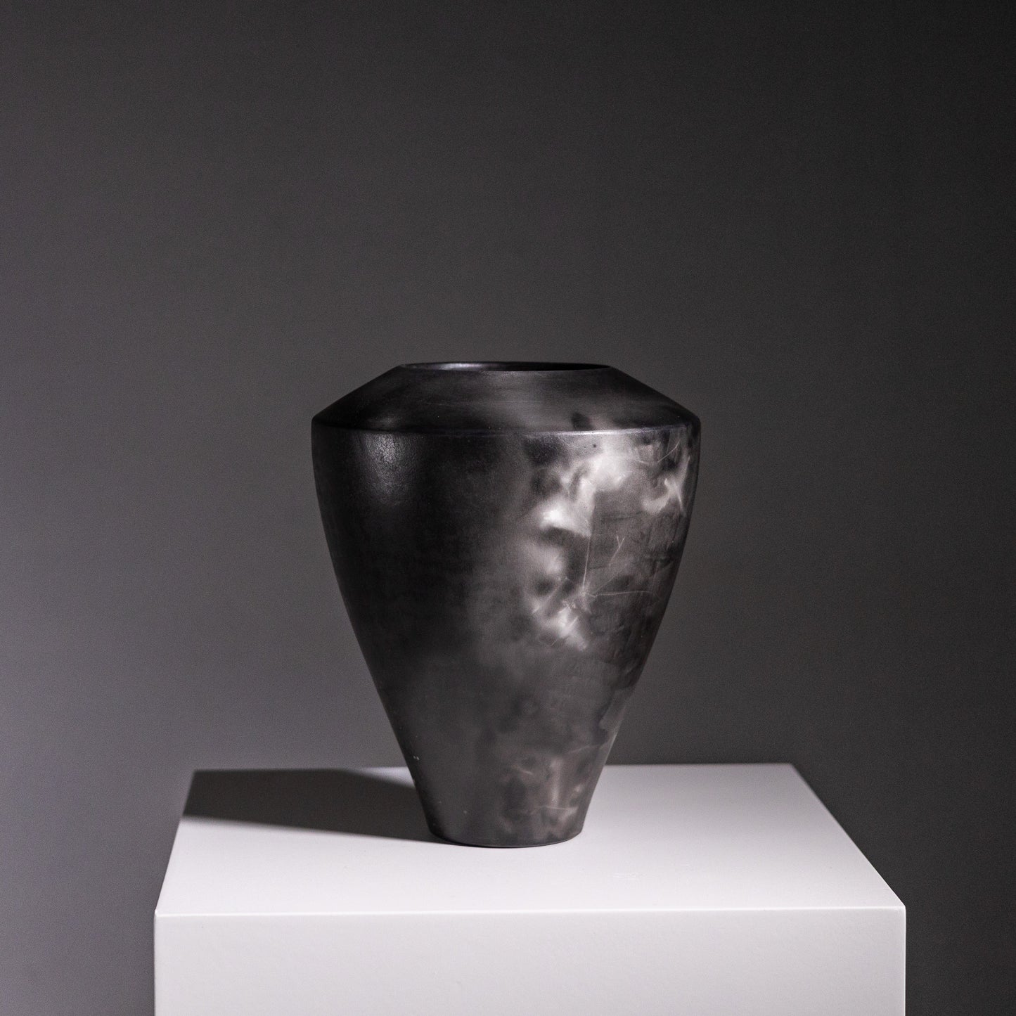 B3 | Smoke-Fired Vessel Medium | 18 x 14.5 x 7.5cm