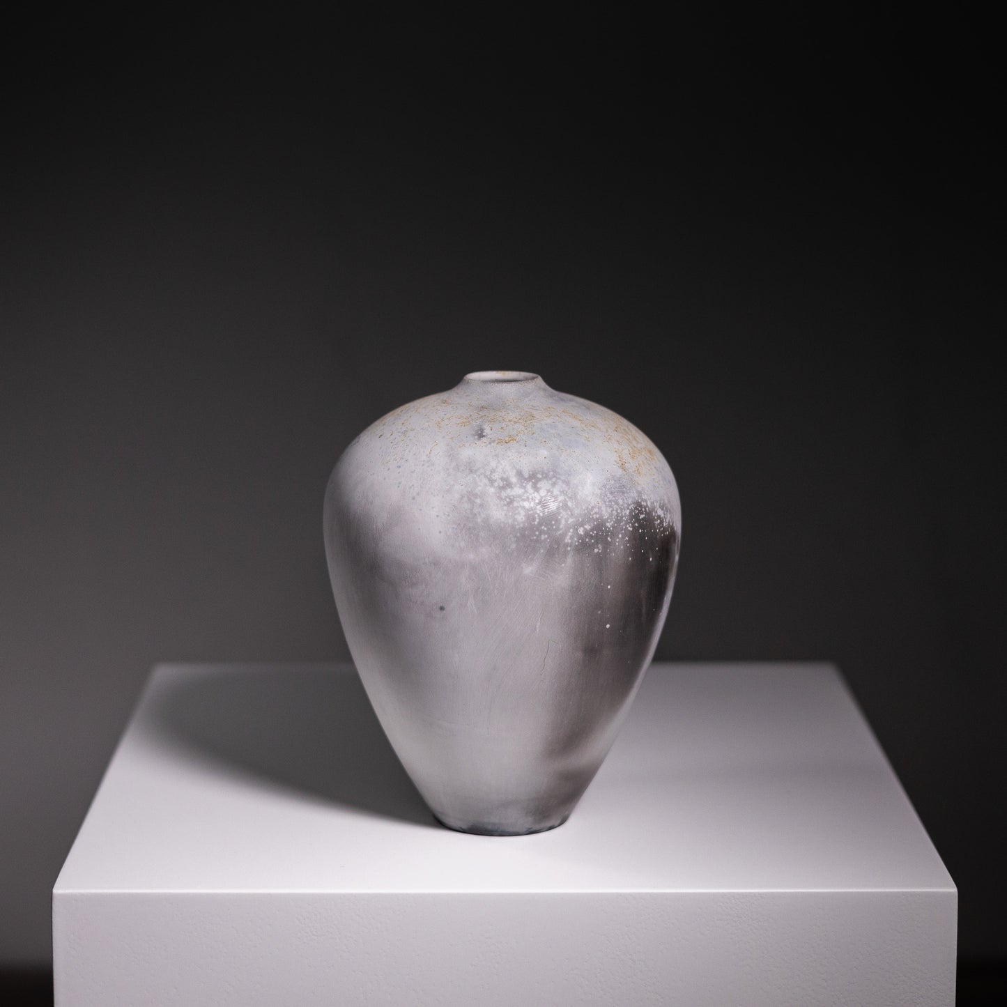 C3 | Smoke Fired Bud Vase | 15 x 12 x 2cm