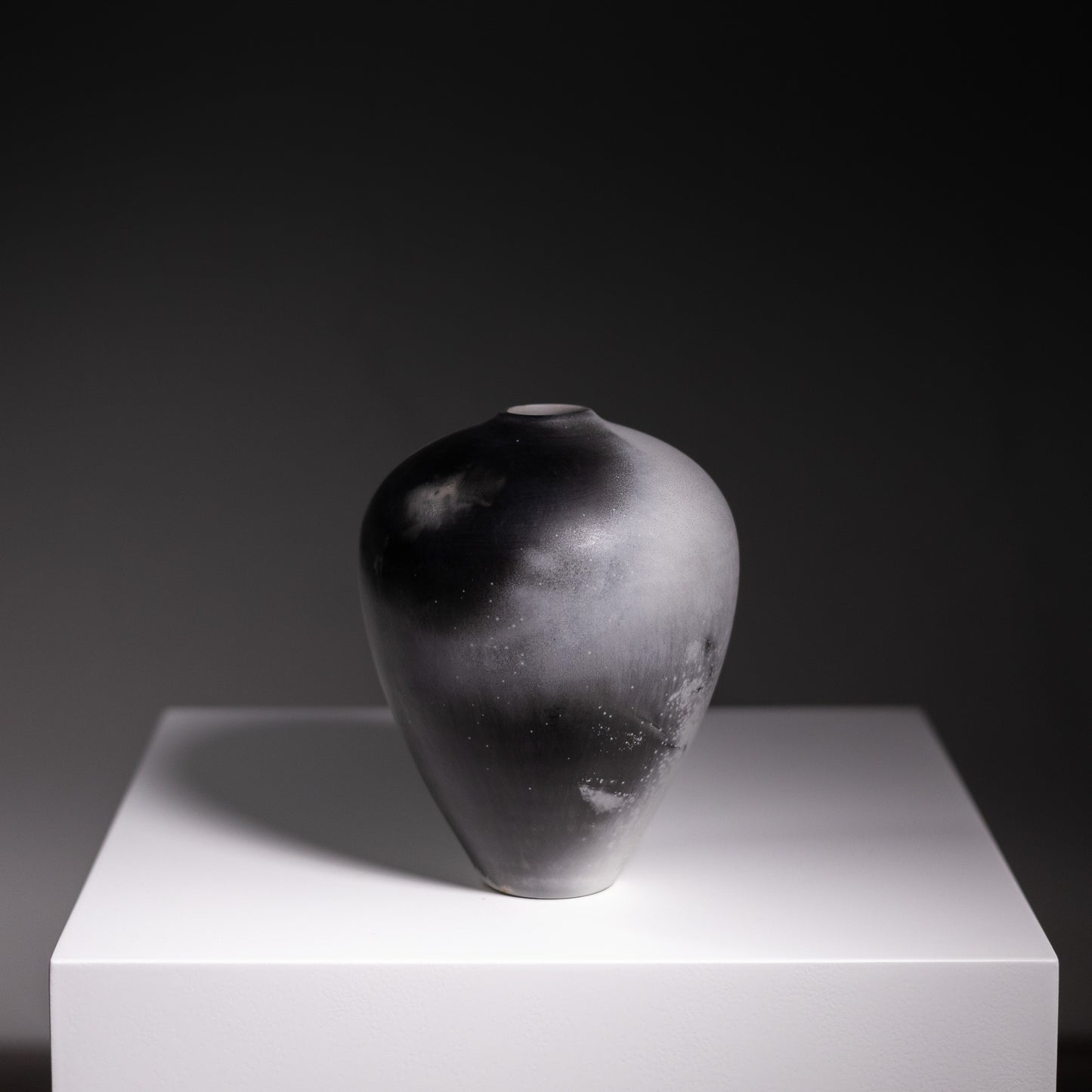 C5 | Smoke Fired Bud Vase | 14 x 11.5 x 2.5cm