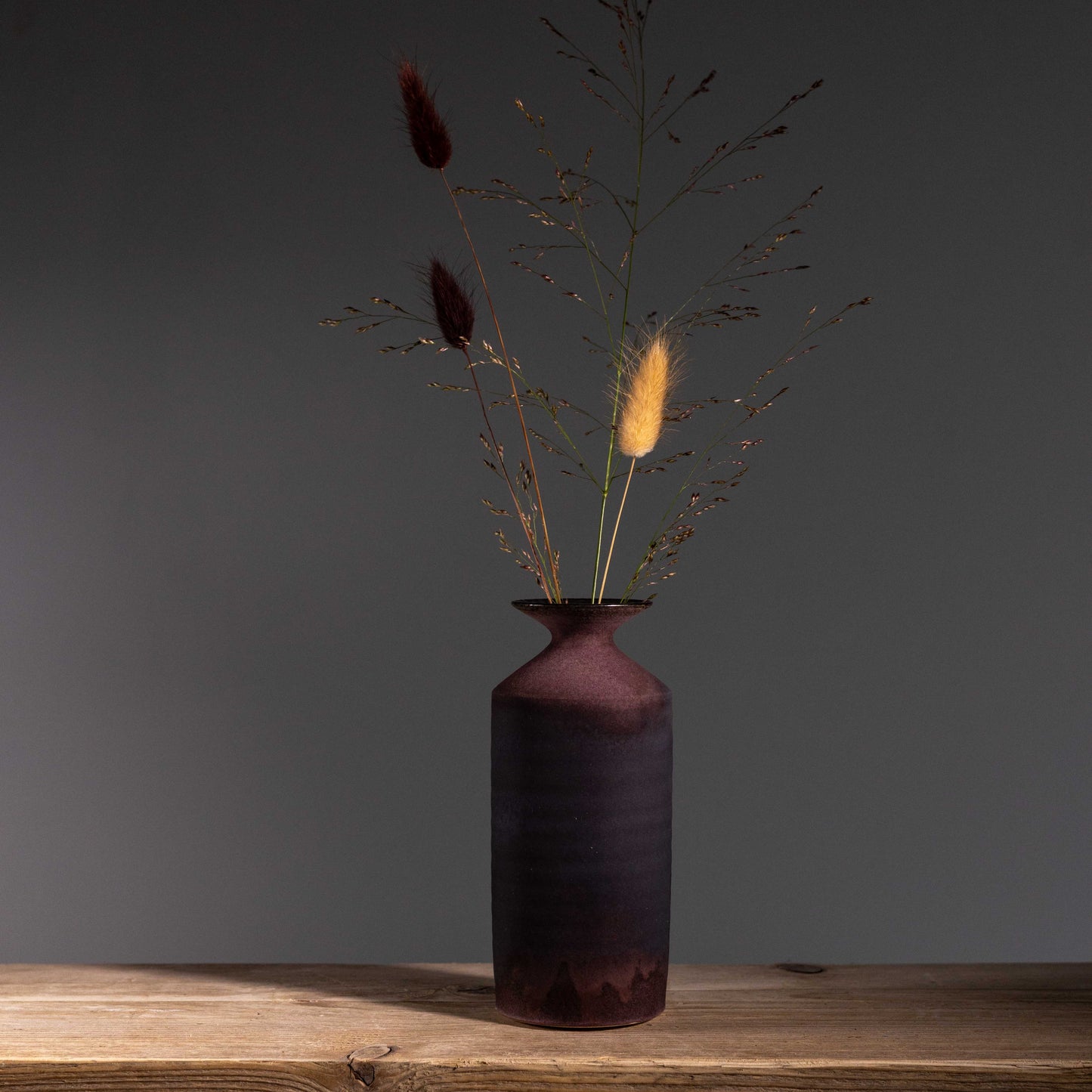 L&S 15 | H: 17cm- D: 7cm | Plum / Brown