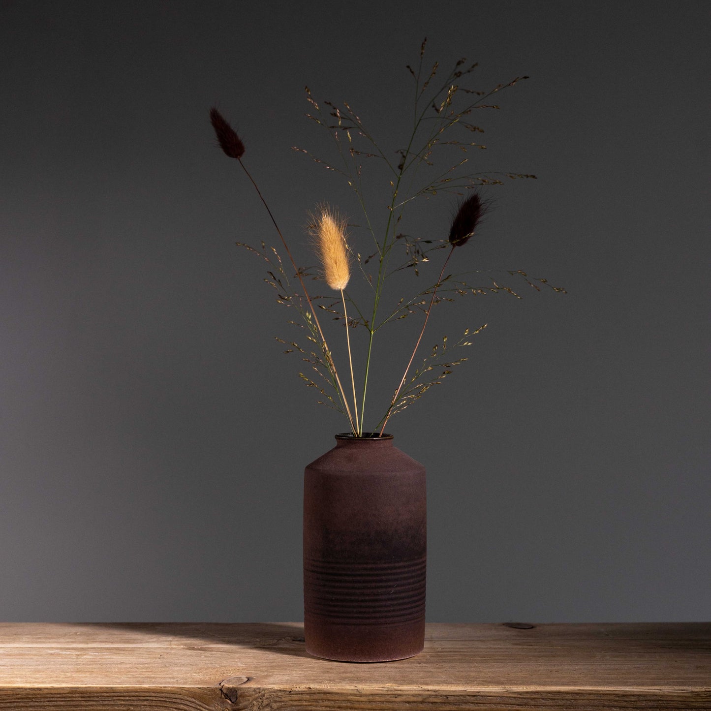 L&S 17 | H: 14cm- D: 7cm | Plum / Brown