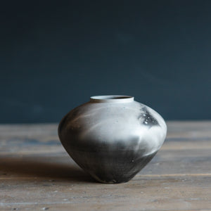 A16 | Smoke Fired Porcelain Vase