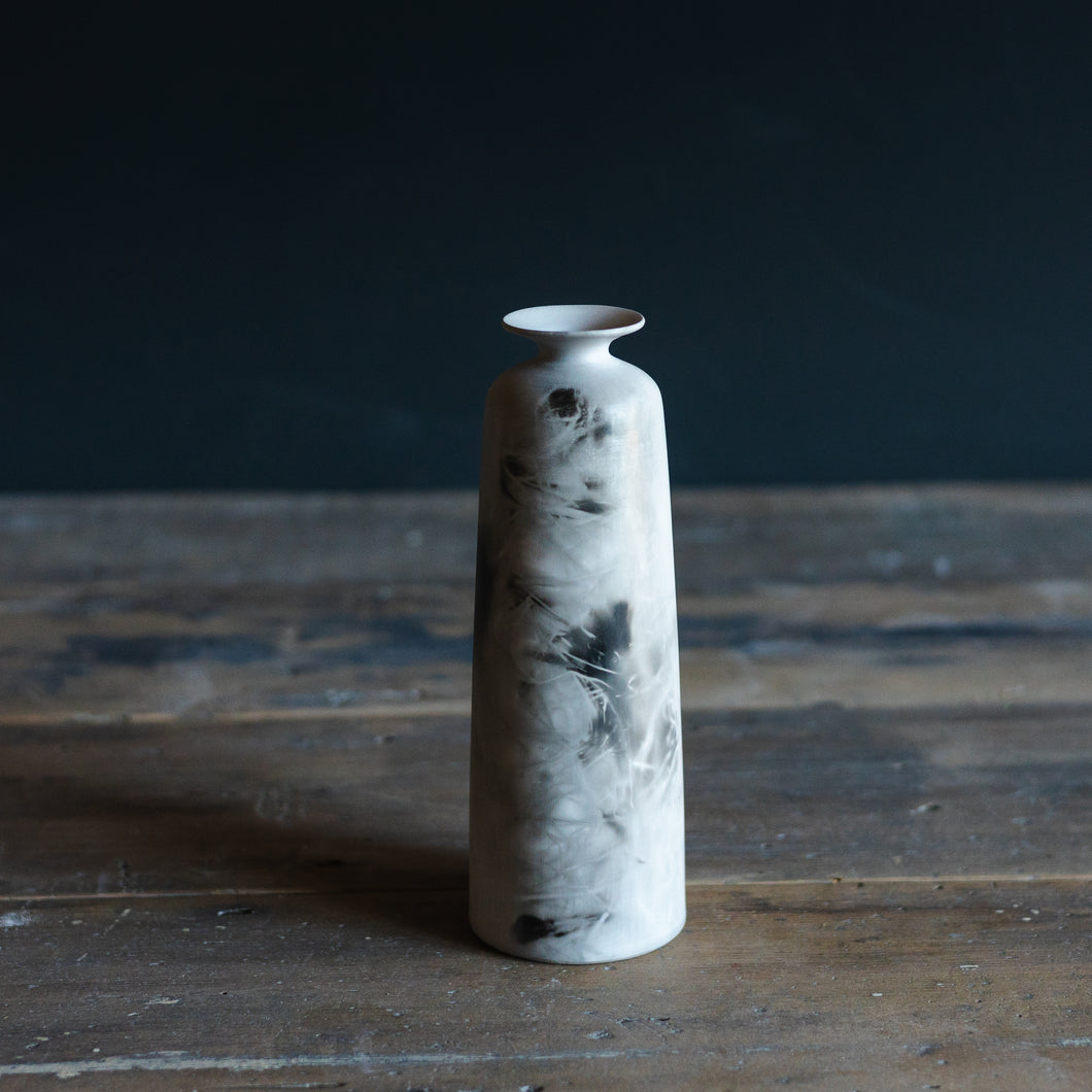 A9 | Smoke Fired Porcelain Vase