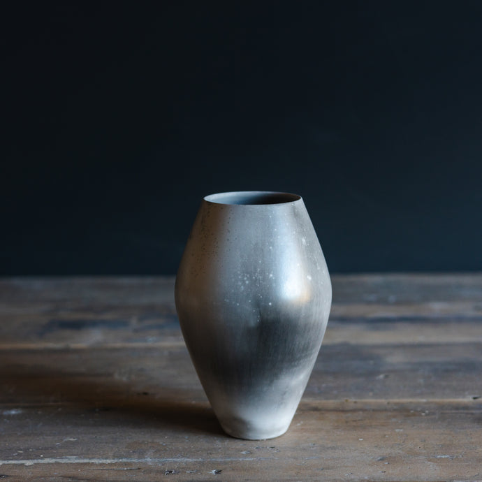 A21| Smoke Fired Porcelain Vase