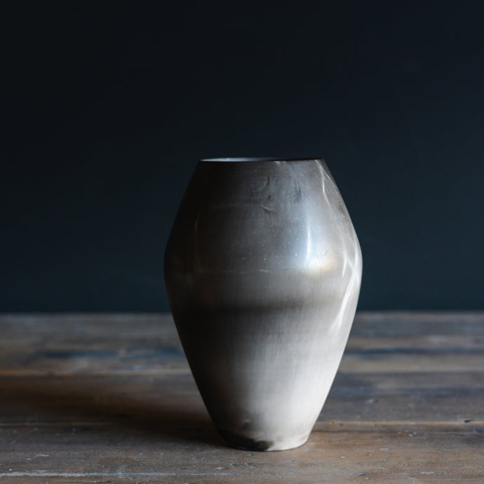 A6 | Smoke Fired Porcelain Vase