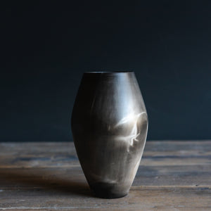 A5 | Smoke Fired Porcelain Vase