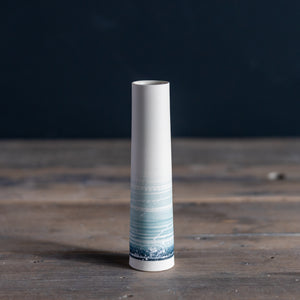 03 Porcelain Stem Vase - Summer Shore