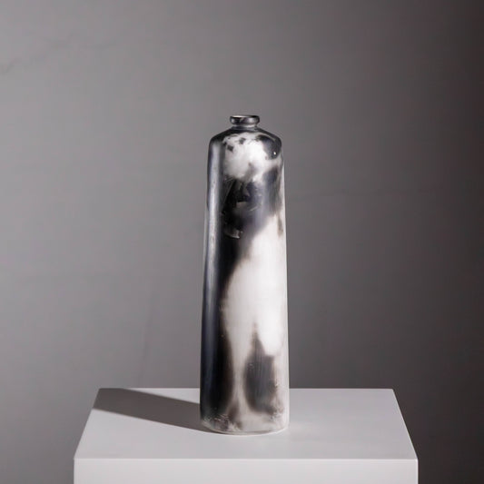 G12 | Smoke Fired Vessel | H:27cm - D:7.5cm