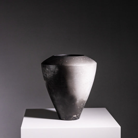 B1 | Smoke-Fired Vessel | 18 x 15 x 9cm