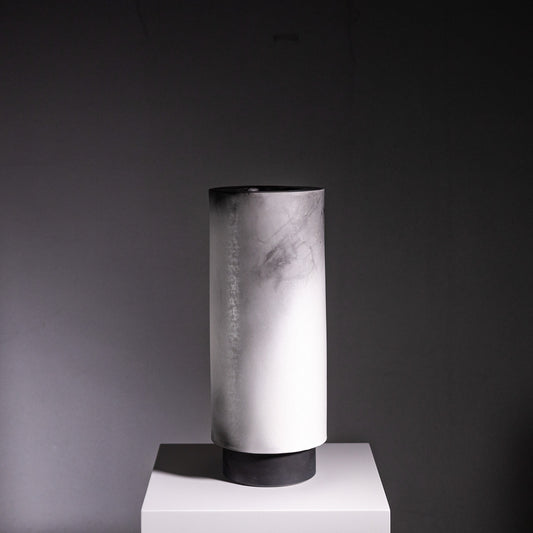 A3 | Smoke Fired Vessel | 35 x 14 x8cm