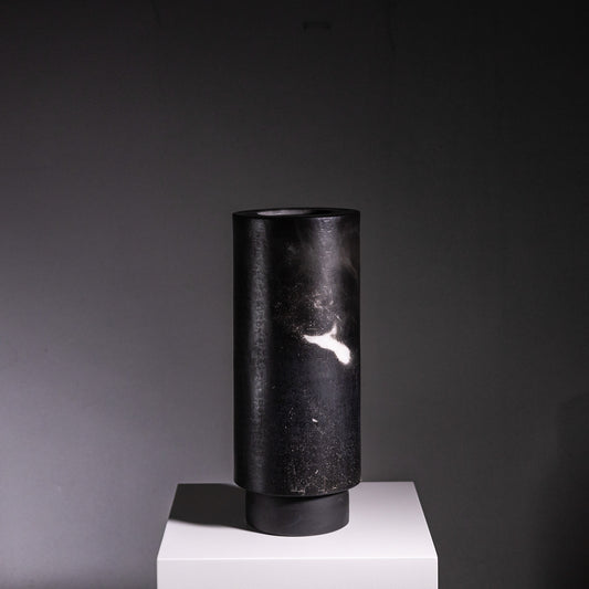 A4 | Smoke Fired Vessel | 33 x 13 x 7.5cm