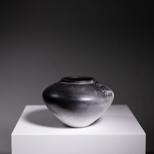 D4 | Smoke Fired Vessel | 11 x 15.5 x 7cm