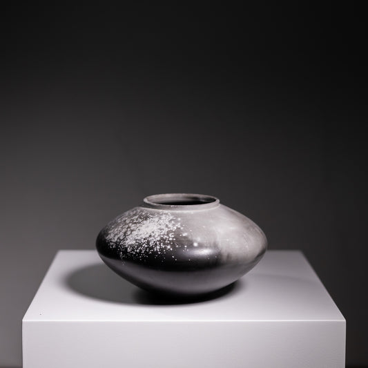 D6 | Smoke Fired Vessel | 9 x 15.5 x 6cm