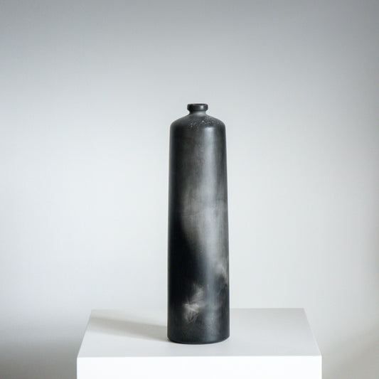D14 | Smoke Fired Bottle | H: 23cm - D: 7cm