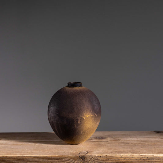 L&S 11 | H: 13cm - D:12cm | Plum / Brown