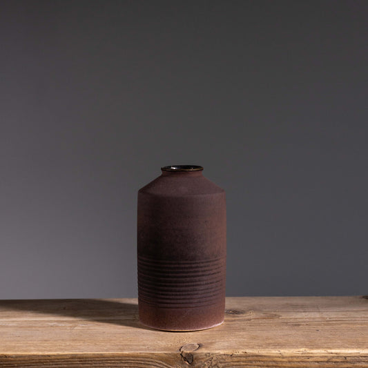 L&S 17 | H: 14cm- D: 7cm | Plum / Brown