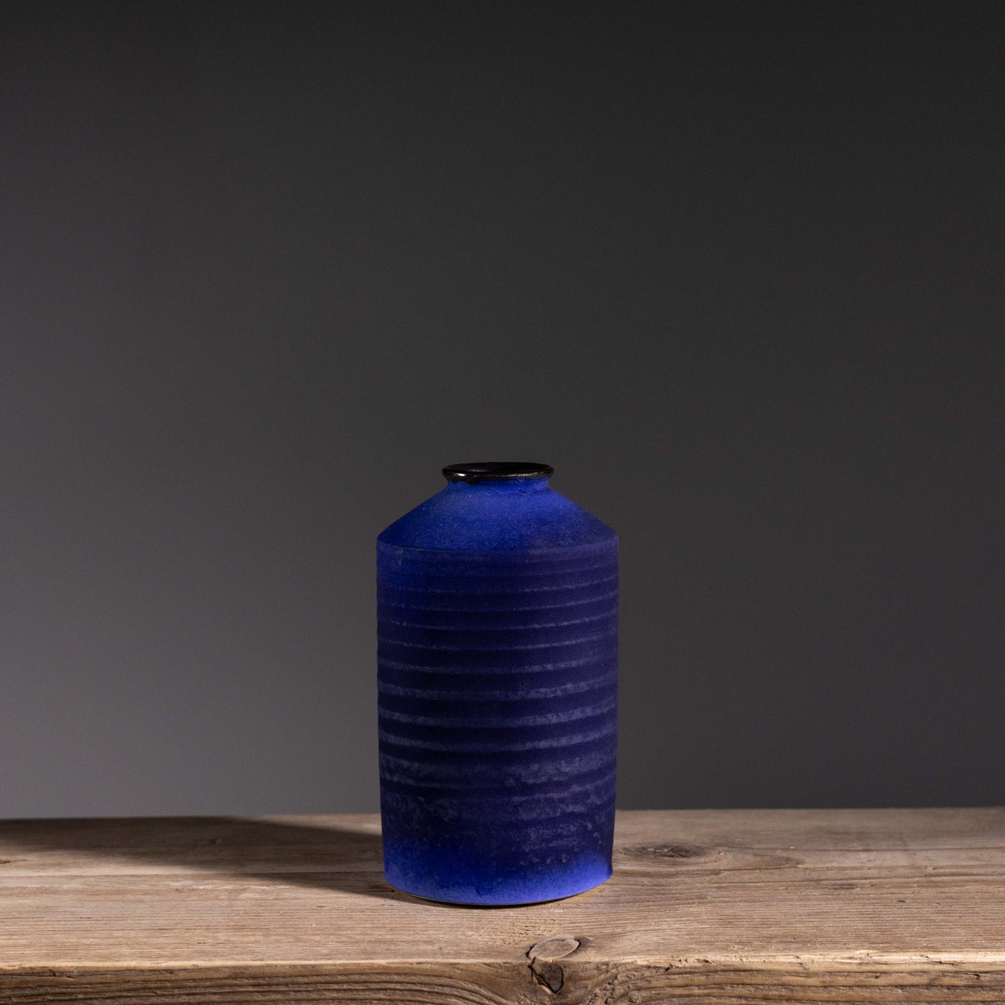 L&S 33 | H: 13.5cm- D: 7cm | Cobalt Blue