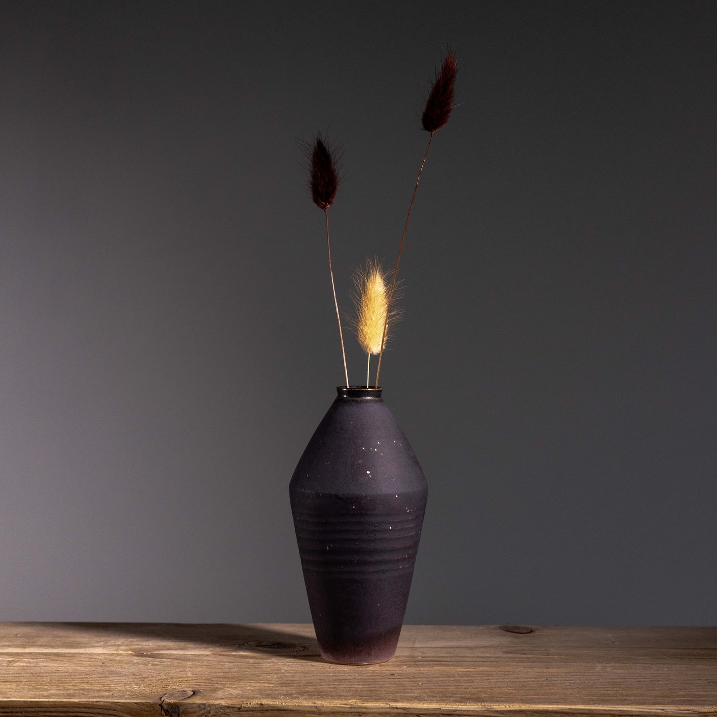 L&S S12 | H: 15cm- D: 7.5cm | Plum / Brown