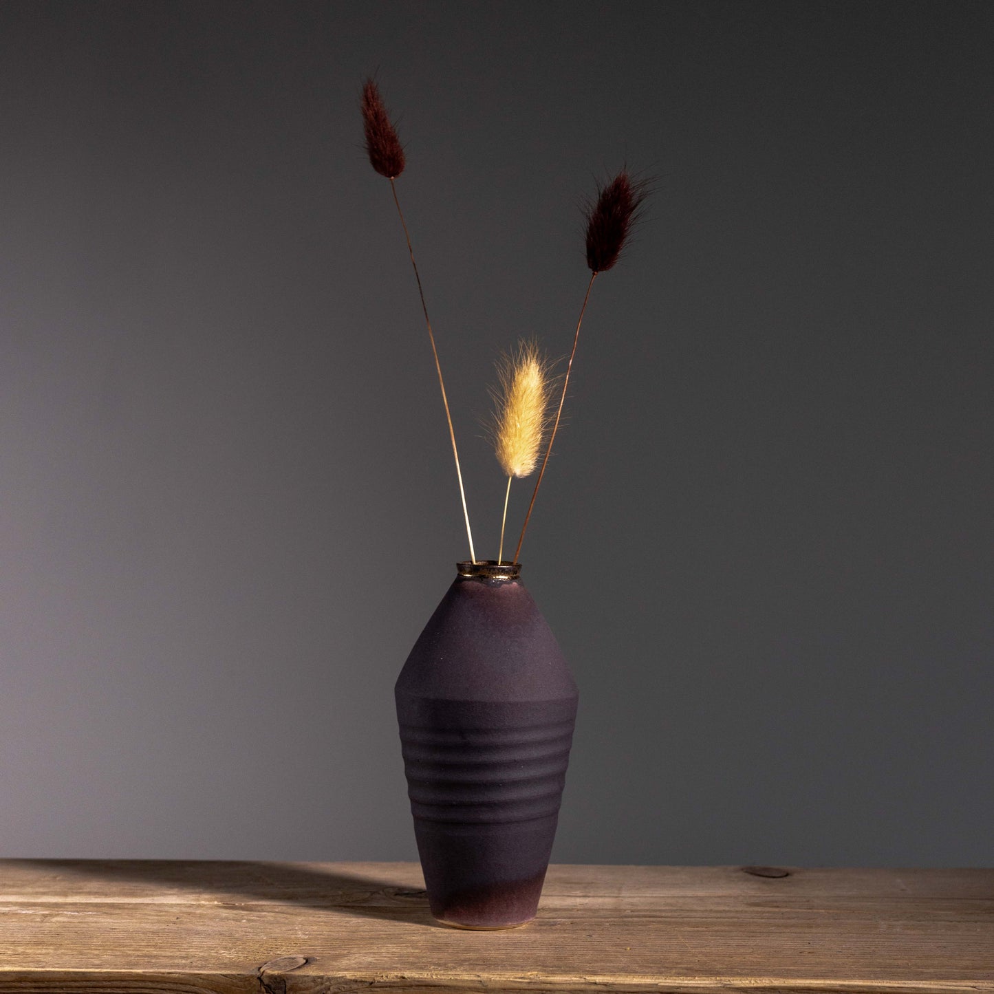 L&S S12 | H: 14cm- D: 7cm | Plum / Brown